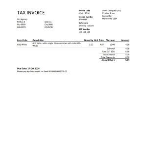 Xero Custom Template - Dual Packing Slip and Invoice